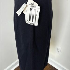 Jones New York Classic Navy Pencil Skirt